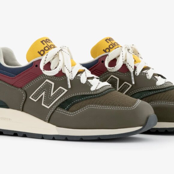 NIB New Balance 997 Aimé Leon Dore Made in USA Olive Men's Size US 10/UK 9.5 - Picture 3 of 11